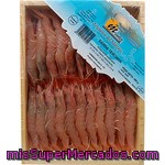 Mariscos Mendez Gamba Terciada 100-120 Pzas/kg Caja 400 G