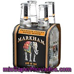 Markham Premium Indian Tónica Pack 4 Botellas 20 Cl
