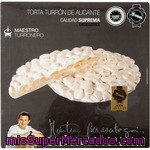 Martin Berasategui Maestro Turronero Torta De Turrón De Alicante Con Almendra Calidad Suprema Estuche 200 G