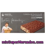 Martin Berasategui Maestro Turronero Turrón De Chocolate Con Almendras Calidad Suprema Tableta 250 G