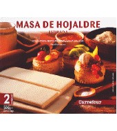 Masa De Hojaldre Estirada Carrefour 500 G.