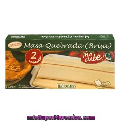 Masa Quebrada Brisa Refrigerada, Hacendado, Pack 2 U - 460 G