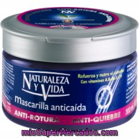 Mascarilla Anticaída Naturaleza Y Vida, Tarro 300 Ml