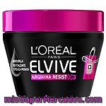 Mascarilla Cabello Con Arginia (cabello Fragil) Tarro Negro, Elvive, Tarro 300 Cc