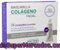 Mascarilla Colágeno Facial Con Colágeno Hidrolizado, Aloe Vera, Aceite De Semilla De Uva Y Vitamina E, Proporciona Un Efecto Tensor, Revitaliza Y Da Firmeza A La Piel Bactinel 4 Unidades