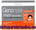 Mascarilla Facial Con Vitamina C Y ácido Hialurónico, Hidrata, Regenera E Ilumina Rostro Y Cuello Genomask 6 Sobres De 8 Mililitros