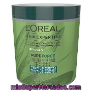 Mascarilla Revitalizante Pure Force Para Cabello Dañado Y Quebradizo L'oréal-hair Expertise 250 Ml.