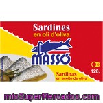 Masso Sardinas En Aceite De Oliva Lata 85 G Neto Escurrido