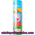 Maxies Peppa Pig Galletas Sandwich Rellenas De Chocolate + 1 Adhesivo Paquete 240 G