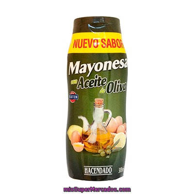 Mayonesa Aceite Oliva, Hacendado, Bote 310 Cc