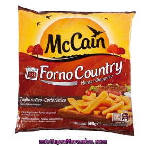 Mccain Patatas Fritas Forno Country Bolsa 600 Gr