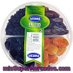 Medina Surtido Selección 4 Frutas Variadas Con Uvas Pasas, Ciruelas, Datiles Y Albaricoques Bandeja 600 G