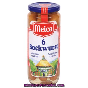 Meica Salchichas Bockwurst Frasco 540gr