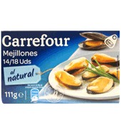 Mejillón Al Natural 14/18 Carrefour 69 G.