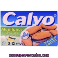 Mejillón Al Vapor 8/12 Piezas Calvo, Lata 115 G