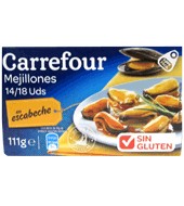 Mejillón En Escabeche 14/18 Carrefour 69 G.