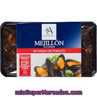 Mejillón En Salda De Tomate Angulas Aguinaga, Bandeja 400 G