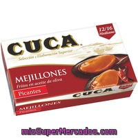 Mejillón En Salsa Picante 12/16 Piezas Cuca, Lata 115 G