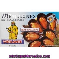 Mejillón Pequeño En Escabeche Vigilante, Lata 115 G