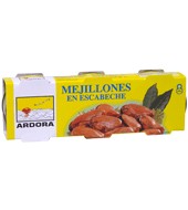 Mejillones En Escabeche Ardora Pack De 43x3 G.