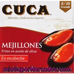 Mejillones En Escabeche Con Aceite De Oliva 8/10 Cuca 115 G.