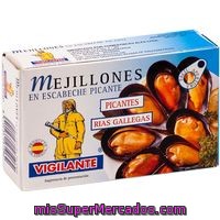 Mejillones En Escabeche Picante Vigilante, Lata 120 G