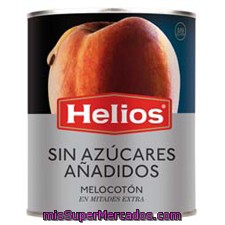 Melocotón En Almíbar Sin Azúcares Añadidos Helios 480 Gramos