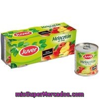 Melocotón En Tiras Juver, Pack 3x225 G