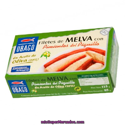 Melva Canutera Filete Pimiento Piquillo, Marinara, Lata 90 G Escurrido 65 G