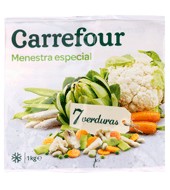Menestra Especial De Verduras Carrefour 1 Kg.
