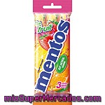 Mentos Caramelos Sabor Frutas Pack 3x12 Unidades Bolsa 114 G