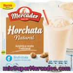 Mercader Horchata Natural Granizada Sin Gluten Pack 4 Unidades 200 G Estuche 800 Ml