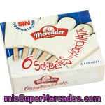 Mercader Polos De Horchata 6 Unidades Estuche 390 Ml