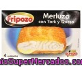 Merluza Con Jamón Y Queso Fripozo Pack 4 Unidades 360 Gramos