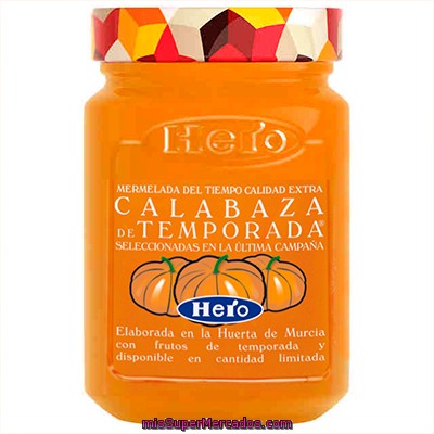 Mermelada Calabaza, Hero, Tarro 350 G