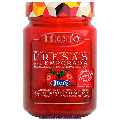 Mermelada Fresas De Temporada Hero 350 G.