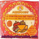 Mexifoods Tortillas De Trigo De 15 Cm 10 Unidades Paquete 250 G