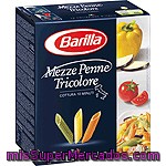Mezze Penne Tricolore Barilla, Caja 500 G