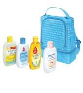 Mi Primera Mochila Azul Pack De Productos Johnson´s 1 Unidad