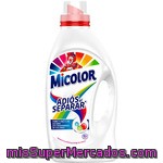 Micolor Detergente Máquina Líquido Gel Anti-transferencia De Colores Adiós Al Separar Botella 23 Dosis