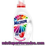 Micolor Detergente Máquina Líquido Gel Colores Puros Botella 23 Dosis