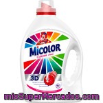 Micolor Detergente Máquina Líquido Gel Colores Puros Botella 33 Dosis