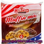 Mildred Muffins Mix 2xstracciatella Y 2xchocolate Paquete 300 G