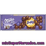 Milka Bubbly Chocolate Con Leche Relleno De Caramelo Tableta 250 G