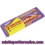 Milka Chocolate Con Caramelo Y Avellana Entera Formato Familiar Pack 2 Tableta 300 G