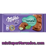 Milka Choqsplash Chocolate Con Leche Relleno De Menta Tableta 90 G