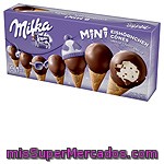 Milka Mini Conos De Vainilla Y Chocolate 8 Unidades Estuche 200 Ml