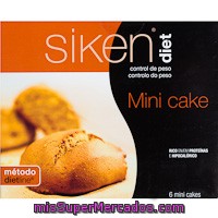 Mini Cake Sikendiet, Caja 6 Unid.