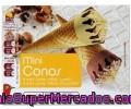 Mini Cono 2 Sabores: Vainilla Y Chocolate Auchan Pack 12 Unidades De 30 Mililitros