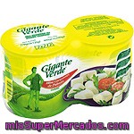 Mini Corazones De Palmito Cortados Gigante Verde 2x135 G.